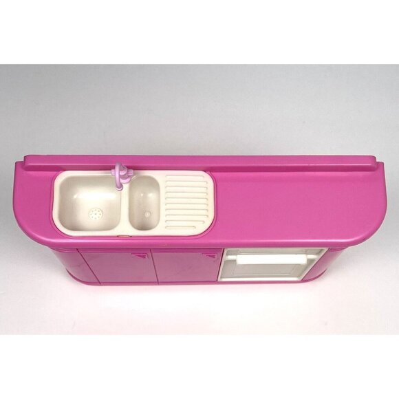 VTG 22pc Lot 1990s MATTEL Barbie Dream House Kitchen Set 8754 REPLACEMENT PIECES - Picture 7 of 9